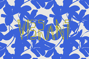 Blue white silhouette minimal flower, a Pattern Graphic by Nocito Design