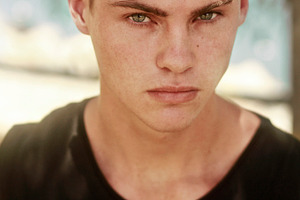 Portrait of young model