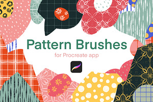 Handmade Pattern Brushes. Procreate.