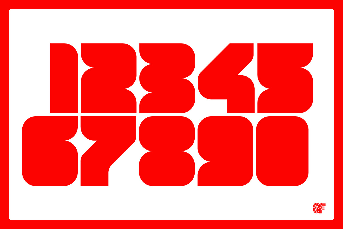 BLOB | Round + Square | 2 Fonts, a Sans Serif Font by Superfried Font Shop (Photo 4 of 10)