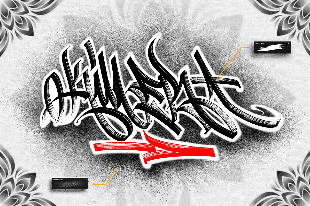 100+ Stipple Tattoo Brush Pack, a Brush Add-On by Torus1 (Photo 4 of 9)