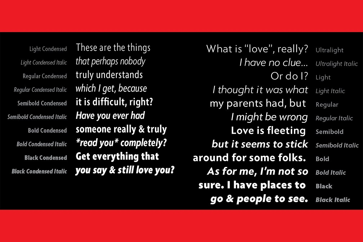 Entendre, a Sans Serif Font by Wordshape (Photo 4 of 8)
