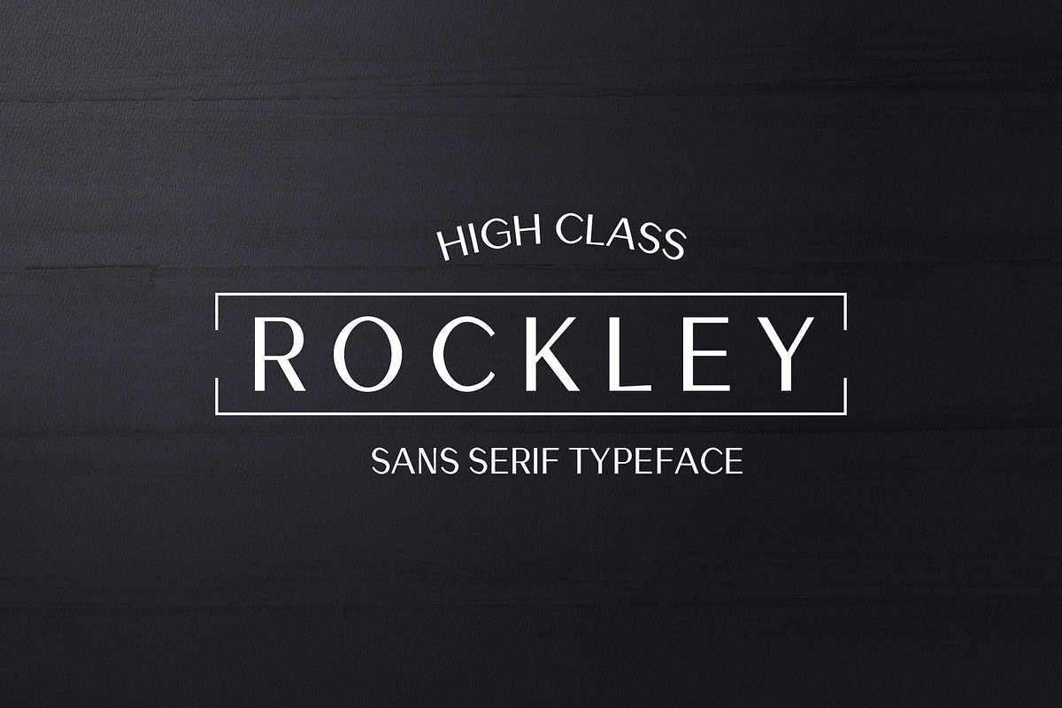 Rockley Sans Serif 10 Font Family