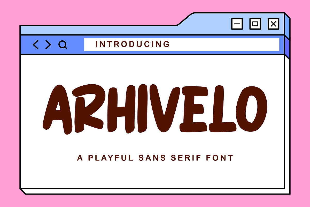 Arhivelo - Playful Sans Serif Font, a Sans Serif Font by StringLabs (Photo 1 of 8)