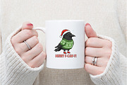 FCAWF Funny Crow Png, an Illustration by Watercolor design (Thumbnail 4 of 6)