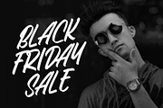 Black Sergio Brush Font, a Handwritten Font by RantautypeStudio (Thumbnail 11 of 13)