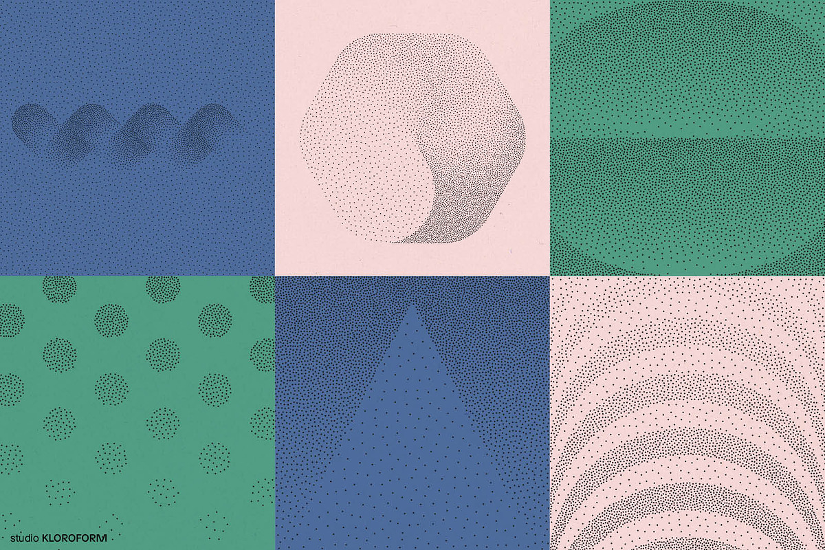 Stipple 1 - 100 dotted objects, an Object Graphic by kloroform (Photo 4 of 20)