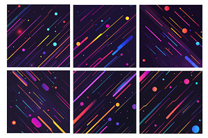 Abstract meteor shower. Geometric, an Illustration by Stock-Smart-Start