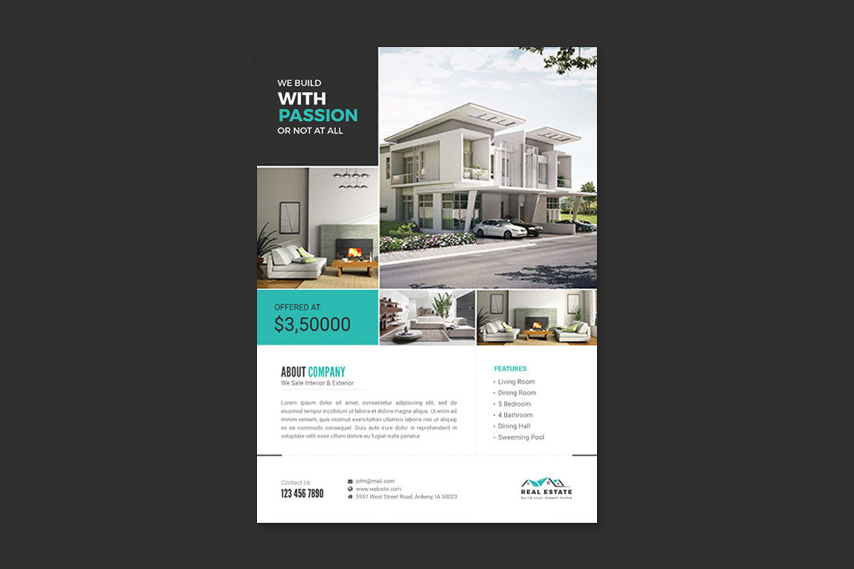 Real Estate Flyer, a Flyer Template by Diverter (Photo 2 of 3)