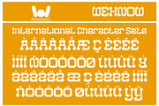 Spherical Drone font, a Font by weknow (Thumbnail 8 of 8)