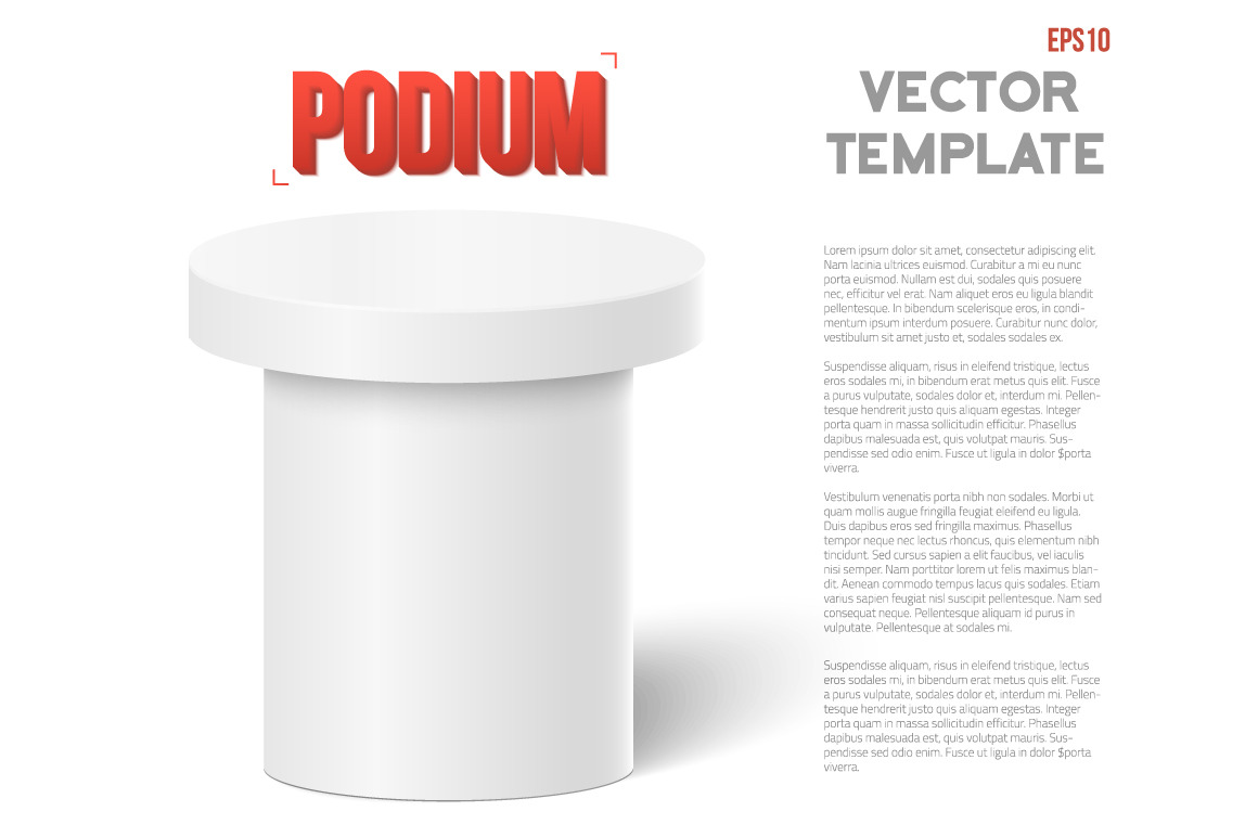 Winner Podium Vector Stage Isolated by Razzers  Creative Market