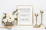 Gold Frames Stock Photo Bundle, a Print Template by Styled Stock House (Thumbnail 3 of 4)