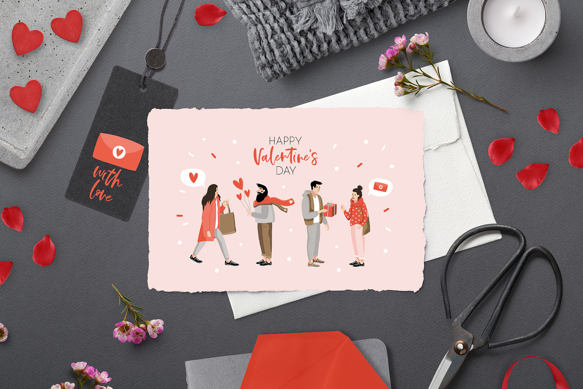 Valentine's Day - graphic collection, a Person Illustration by lokko studio (Photo 6 of 6)