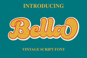 Bella - Vintage Script Font, a Script Font by alphArtype (Thumbnail 1 of 8)