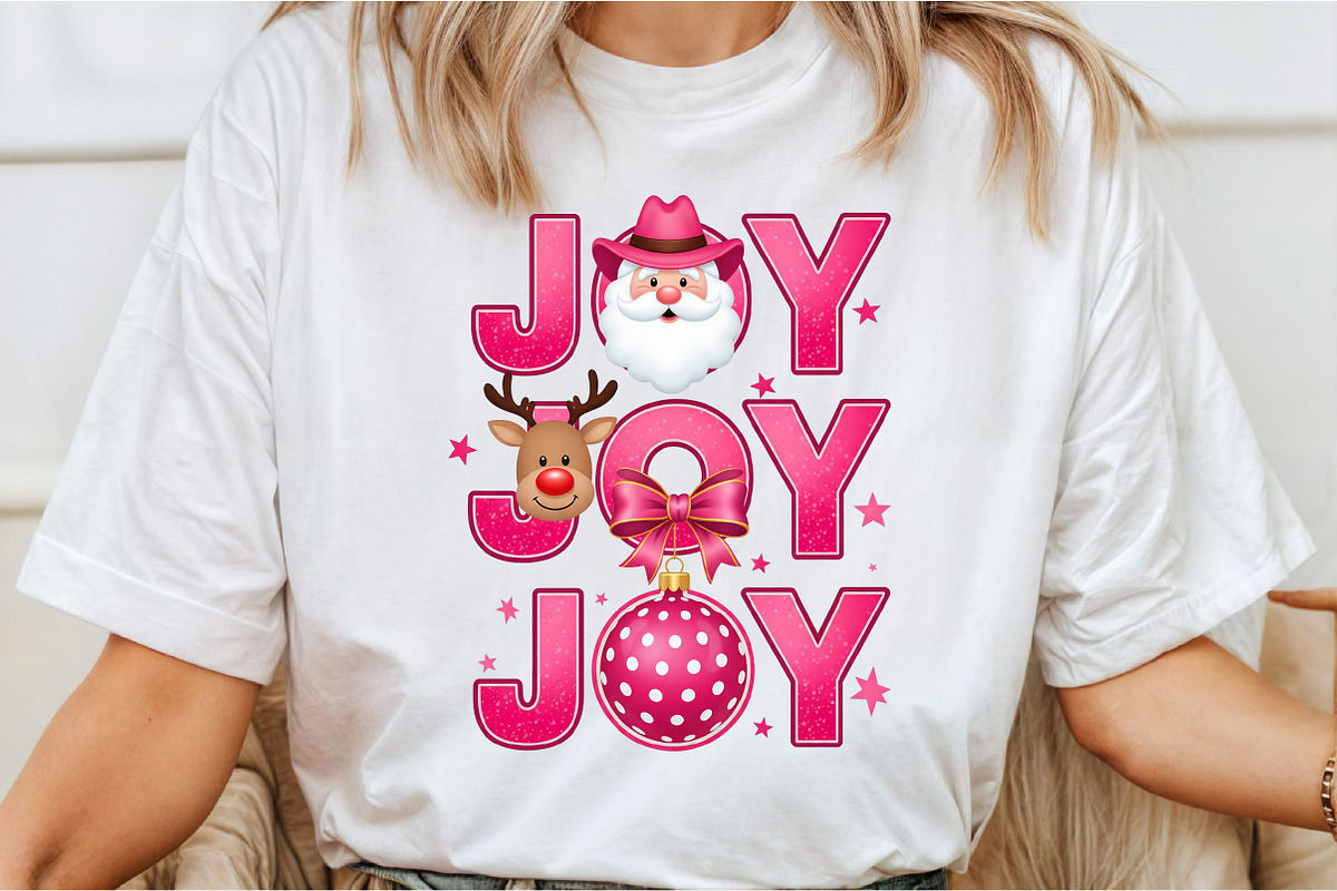 Joy Christmas PNG, an Illustration by DreamCafeArt (Photo 3 of 6)