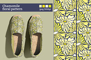 Chamomile floral seamless pattern, a Pattern Graphic by BAGIRA | Studio (Thumbnail 1 of 5)