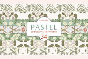 Pastel Seamless Patterns