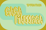 sasamarrisa, a Font by Wana Studio (Thumbnail 2 of 7)