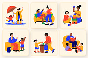 Family Illustration Art Set, a Person Illustration by Brickclay (Thumbnail 6 of 9)