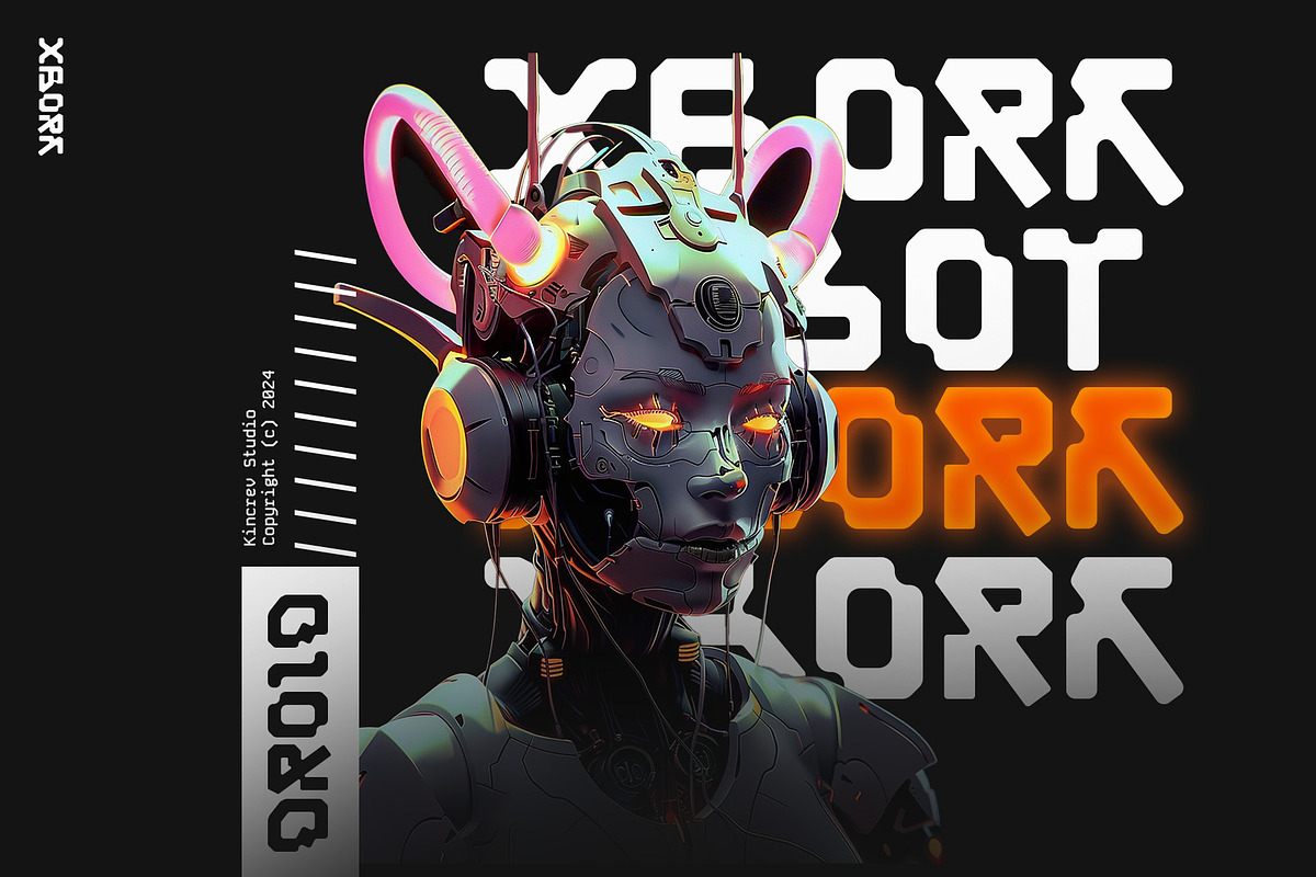 xbork, a Sans Serif Font by Kincrev Studio (Photo 5 of 10)