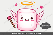 Cute Valentine Clipart Png, a Seasonal Illustration by Stickera Hub (Thumbnail 14 of 15)