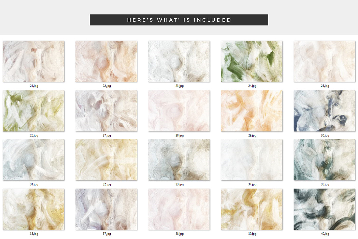 Winter Whispers Painterly Abstracts, a Texture Graphic by Feather & Sage Design (Photo 9 of 9)