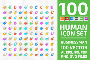 100 Human Resource Icon