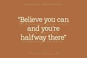 Brandon Graciela, a Serif Font by Creative Keelik (Thumbnail 3 of 17)