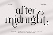After Midnight, a Serif Font by Natural Ink Studio (Thumbnail 1 of 10)