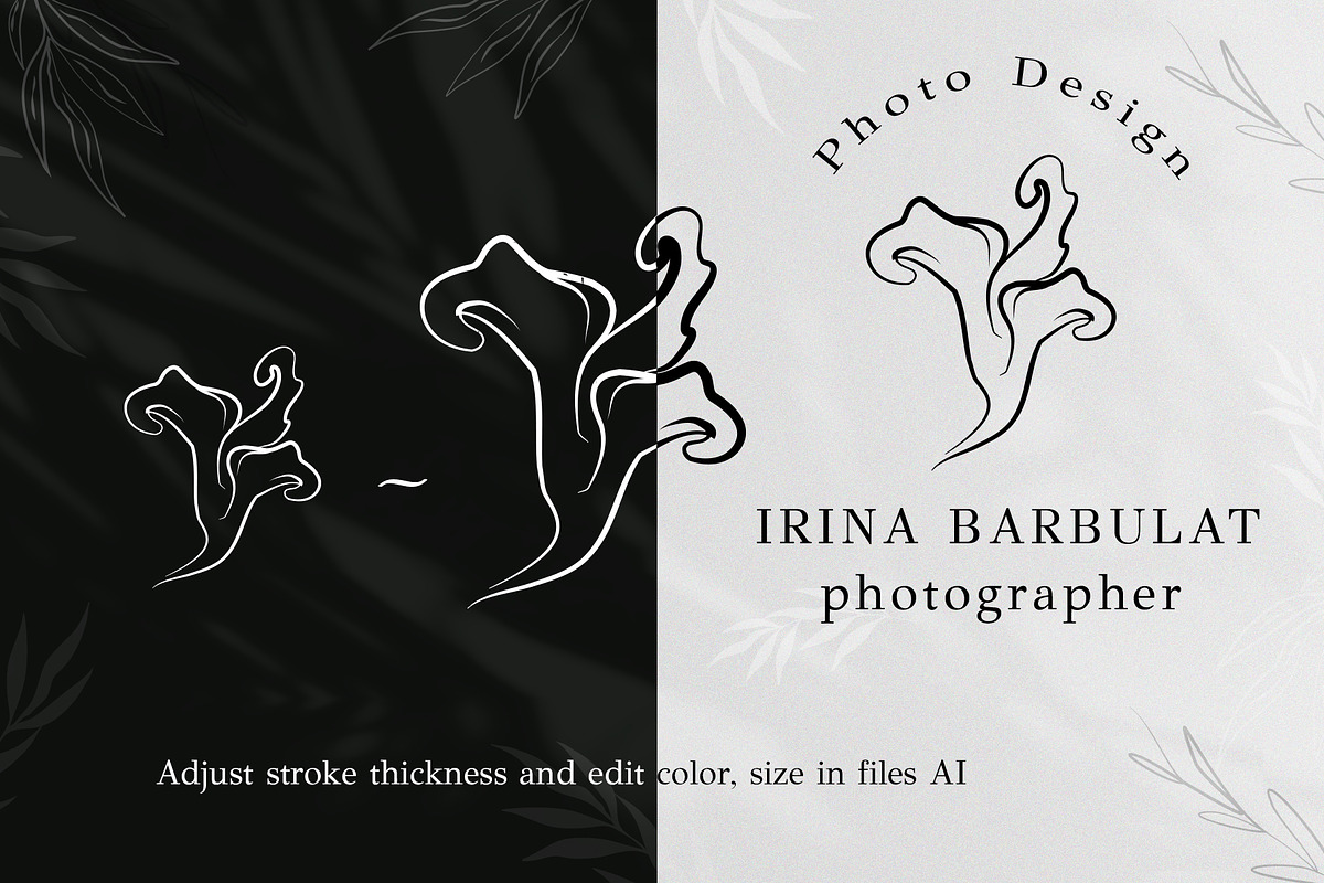 Line Logo floral, an Object Graphic by Graphic Art (Photo 6 of 7)