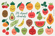 Friut party. Graphic collection, a Decorative Illustration by MagicForestory (Thumbnail 2 of 9)