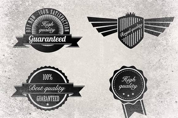 Retro Badges Vector Pack 2 preview 3
