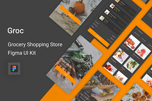 Grocery Shopping Store Figma UI Kit