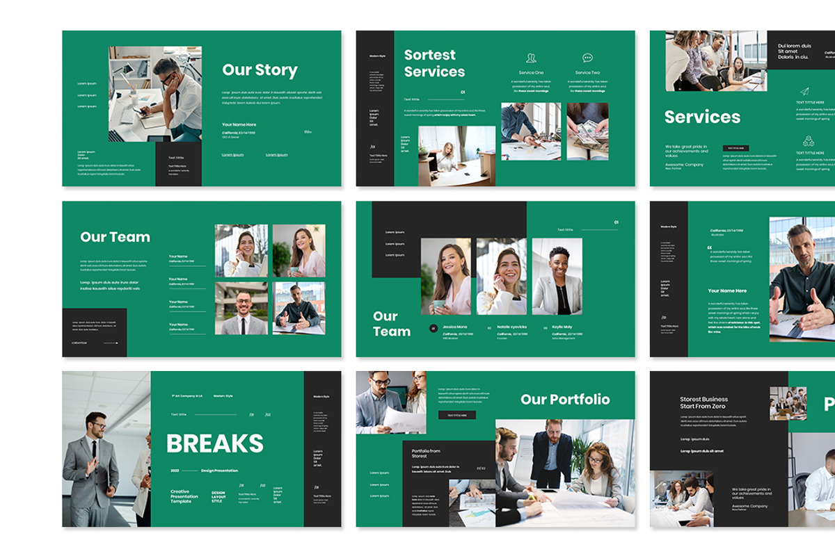Storest Presentation Template, a Presentation Template by Analogous Temp (Photo 3 of 5)