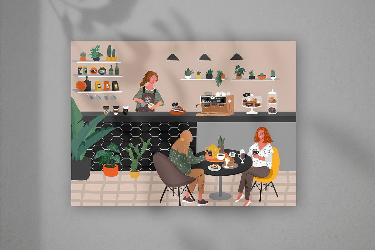 Enjoy Coffee. Collection, a Food Illustration by Merfin (Photo 6 of 9)
