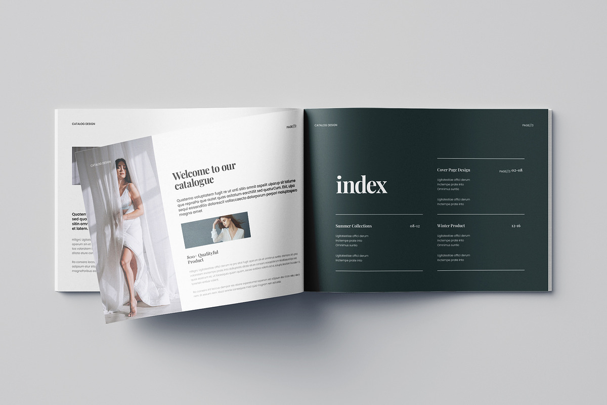 Landscape Catalog Brochure, a Brochure Template by Pixelpick (Photo 4 of 9)