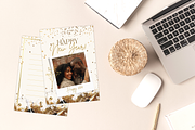 New Year GREETING CARD CANVA TEMPLAT, a Card Template by The Little Lily Studio (Thumbnail 3 of 5)