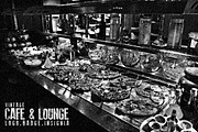 Vintage Cafe & Lounge Logo Badge, a Branding & Logo Template by ORCA Creative Store (Thumbnail 1 of 5)