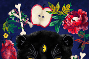 Wild cats - two posters, a Decorative Illustration by SvetaDraws (Thumbnail 4 of 5)