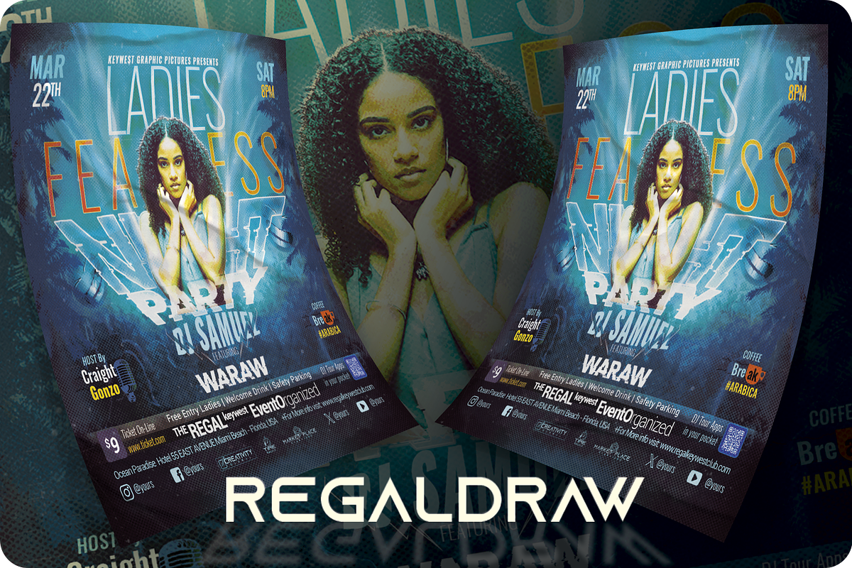 Ladies Fearless Flyer, a Flyer Template by regalDRAW (Photo 2 of 3)