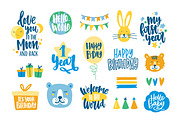 Childish lettering set, an Animal Illustration by Good Studio (Thumbnail 2 of 8)