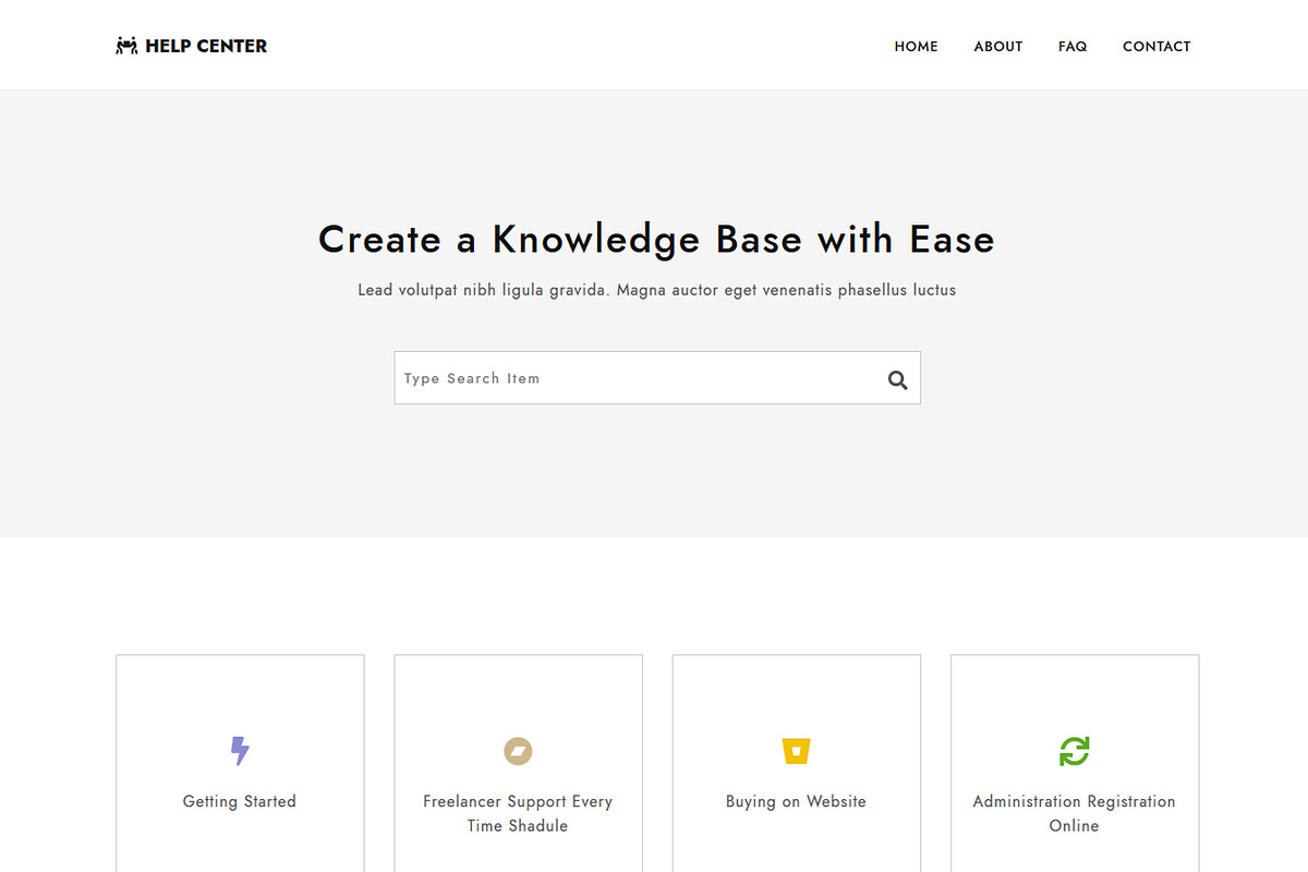 Help Center - Knowledge Base Article, a HTML Template by Design Collection (Photo 5 of 6)