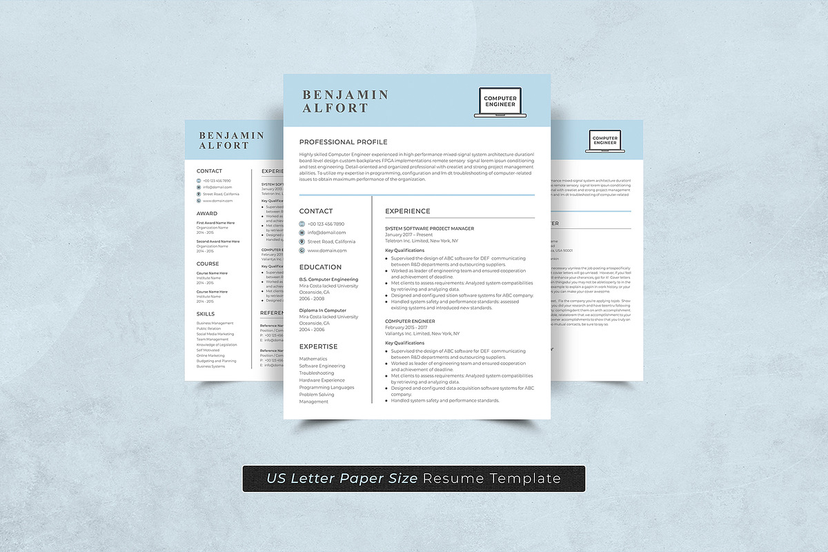 Engineer Resume, a Resume Template by DesignDevisers (Photo 6 of 11)