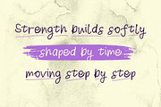 Purple Dream Handwritten, a Handwritten Font by Typehand Studio (Thumbnail 4 of 10)