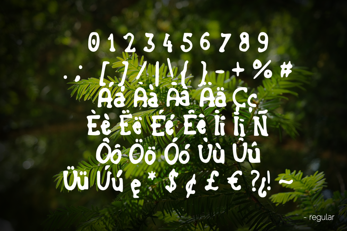 Forest Tales Type preview 4