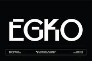 Egko - Display Font, a Sans Serif Font by tebaltipislab (Thumbnail 1 of 10)