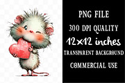 Valentine Animal Clipart Bundle, an Illustration by Designking (Thumbnail 4 of 5)