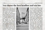 Vintage InDesign Newspaper Template, a Flyer Template by Newspaper Templates (Thumbnail 6 of 12)