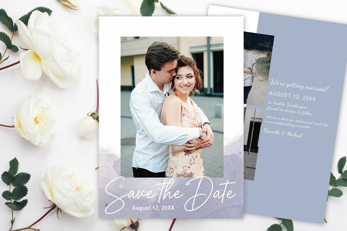 Cloud Nine Save the Date SD107, an Invitation Template by Studio Forty Design (Photo 2 of 5)