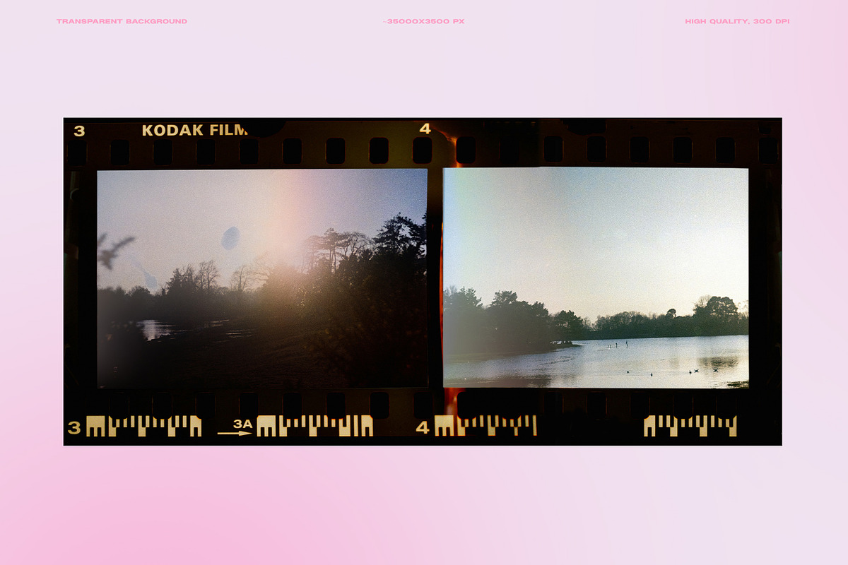 35mm Film Frames Overlays, an Object Graphic by Kaleriia (Photo 3 of 10)